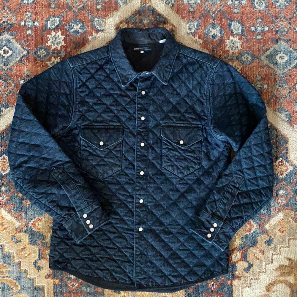 Levis Made and Crafted quilted denim western